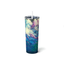Load image into Gallery viewer, Strange Who Worlds Skinny Steel Tumbler with Straw, 20oz
